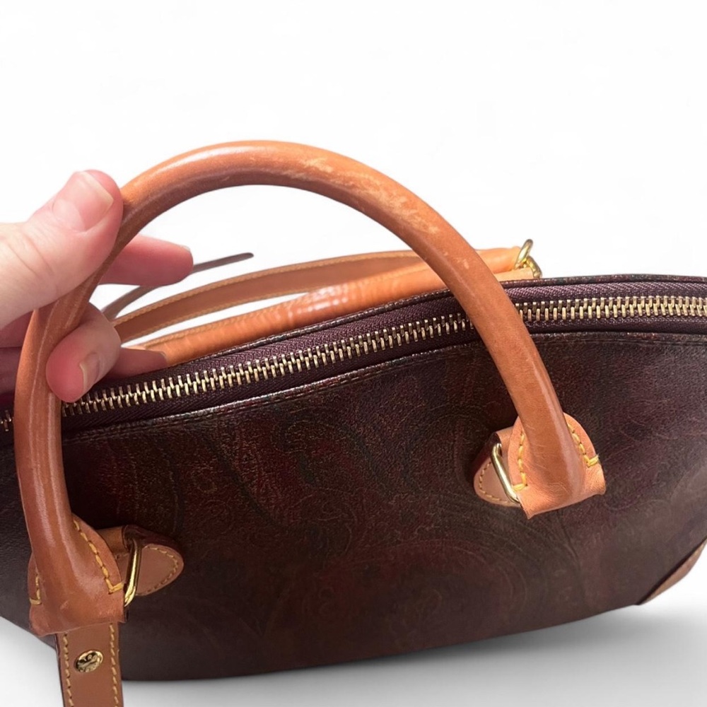 Etro Milano Bowling Top Handle Bag - Picture 4 of 9